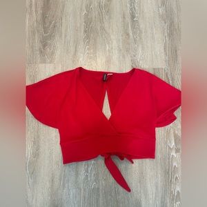 H&M Cropped Short-sleeve top - Medium